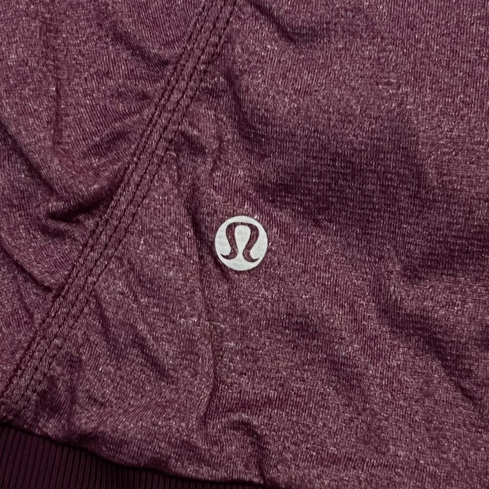 Lululemon Jacket Womens 8 Hooded Full Zip Reversible Athletic Stretch - Picture 5 of 10